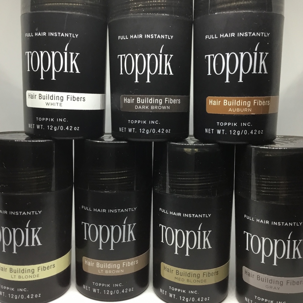 Topic Hair Building Beauty Fibers Makeup  Full Hair Instantly plus MAKEUP BONUS